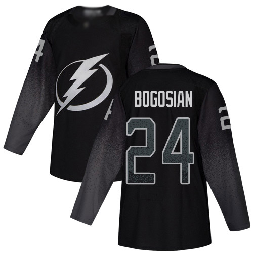 Adidas Tampa Bay Lightning Men #24 Zach Bogosian Black Alternate Authentic Stitched NHL Jersey->tampa bay lightning->NHL Jersey